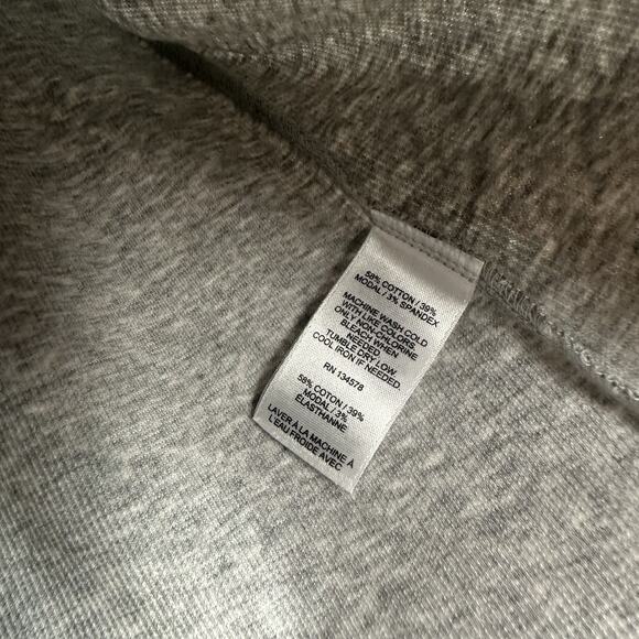 Vineyard Vines Rib Turtleneck Light Grey Heather Size Medium M Modal Cotton - Picture 5 of 6